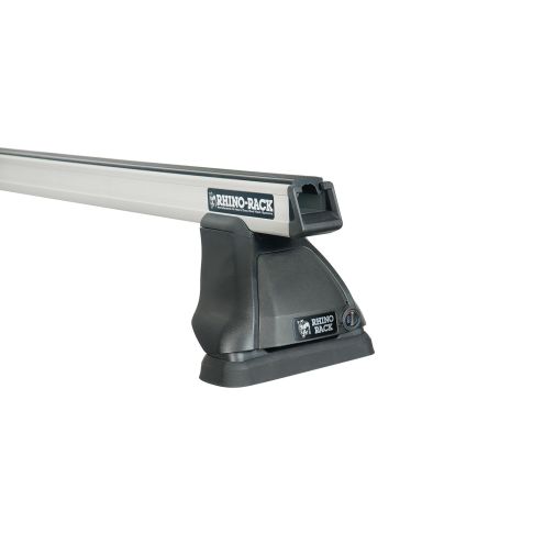 Rhino Rack JA3611MA Heavy Duty 2500 Silver 2 Bar Overhang Roof Rack Kit