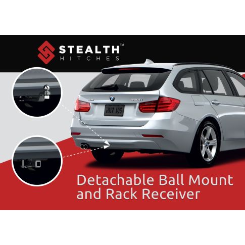 Stealth Hitches SHR31003 BMW 3 Series Rack Hitch Receiver 2 Hitch Receiver