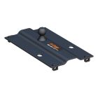Curt 16055 Bent 5th Wheel Rail Gooseneck Adapter Trailer Hitch 2-5/16" 25,000lbs, 3" Offset