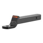 Curt 45260 Ball Mount 2" Inch Drop & 1" Inch Rise 7,500lbs, 12-1/4" Fits 2" Inch Hitch Receiver
