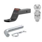 Curt Ball Mount 4" Inch Drop, 2" Inch Rise, 7,500lbs, 2" Ball, w/pin, 2" Inch Hitch, MH45850-Basic