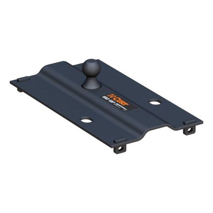 Curt 16055 Bent 5th Wheel Rail Gooseneck Adapter Trailer Hitch 2-5/16" 25,000lbs, 3" Offset