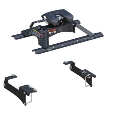 2020-2026 Chevy/GMC Silverado Sierra 2500HD 3500HD 5th Wheel Hitch 30K  Trailer Hitch for Standard Long Bed, Curt, A30, 16190-590-907-205-429