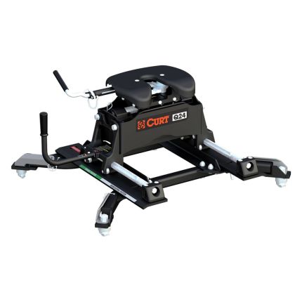 2014-2026 Ram 2500 3500 5th Wheel Trailer Hitch 25K w/S25 Slider for Ram Short Prep Puck Package, Curt, A25, 16688