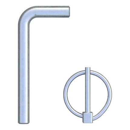 Curt 19251 Replacement Gooseneck Safety Chain Anchor Pins (Fits 60691)