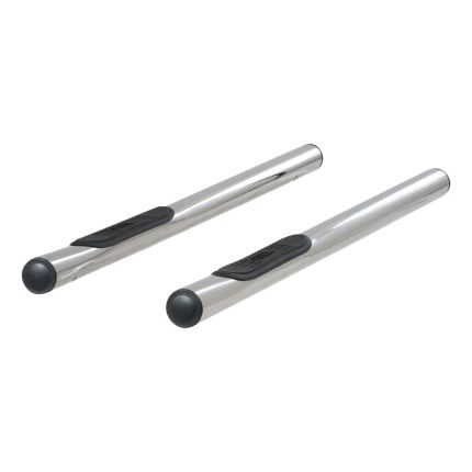 Aries 202001-2 3" Round Nerf/Side Bars Semi-Gloss Stainless Steel