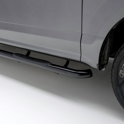 Aries 205041 3" Round Nerf/Side Bars Semi-Gloss Black Powder Coated