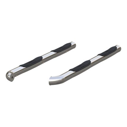 Aries 202022-2 3" Round Nerf/Side Bars Semi-Gloss Stainless Steel