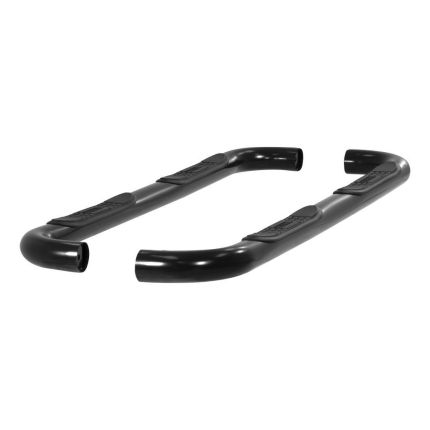 Aries 203008 3" Round Nerf/Side Bars Semi-Gloss Black Powder Coated