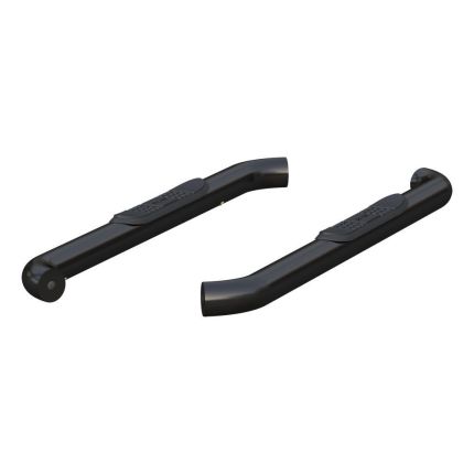 Aries 203045 3" Round Nerf/Side Bars Semi-Gloss Black Powder Coated