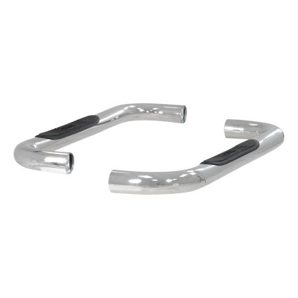 Aries 204017-2 3" Round Nerf/Side Bars Stainless Polished Finish