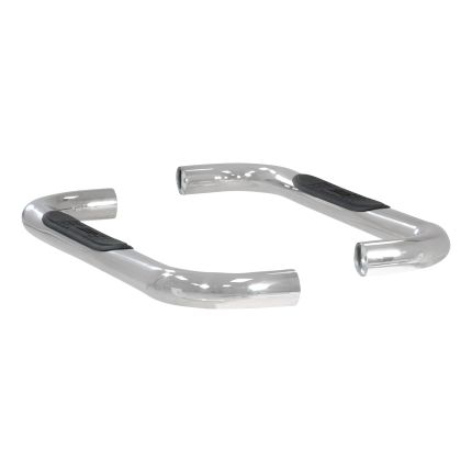 Aries 204018-2 3" Round Nerf/Side Bars Stainless Polished Finish