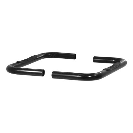 Aries 204036 3" Round Nerf/Side Bars Black Powder Coated