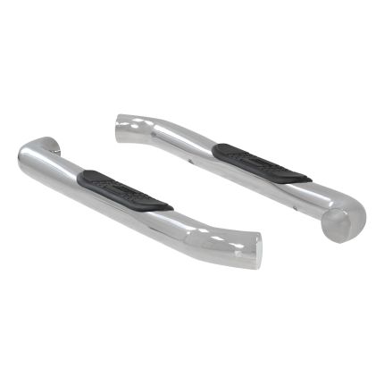 Aries 204048-2 3" Round Nerf/Side Bars Stainless Polished Finish