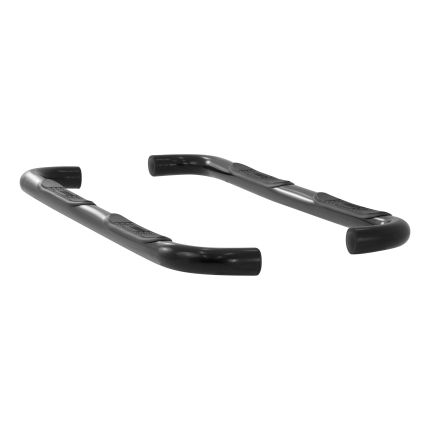Aries 204076 3" Round Nerf/Side Bars Black Powder Coated
