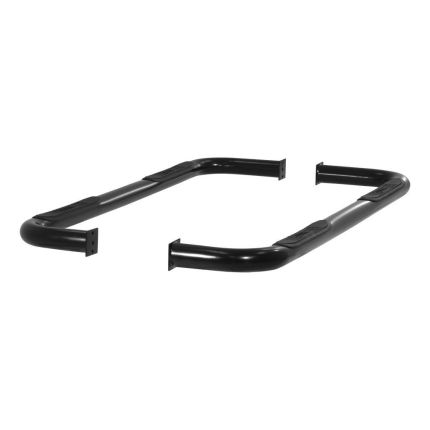 Aries 205003 3" Round Nerf/Side Bars Semi-Gloss Black Powder Coated