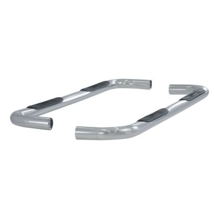 Aries 205008-2 3" Round Nerf/Side Bars Semi-Gloss Stainless Steel