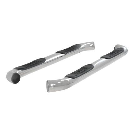 Aries 205015-2 3" Round Nerf/Side Bars Semi-Gloss Stainless Steel