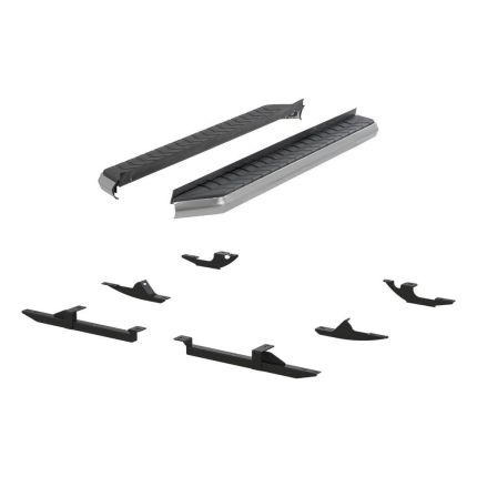 Aries 2051008 AeroTread Flat Running Boards 5" Aluminum Polished Stainless Coated