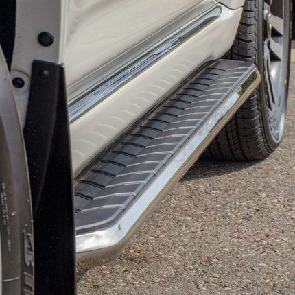 Aries Aerotread  2051018 5" flat Nerf/Side Bars Stainless Steel