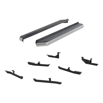 Aries 2051019 AeroTread Flat Running Boards 5" Aluminum Polished Stainless Coated