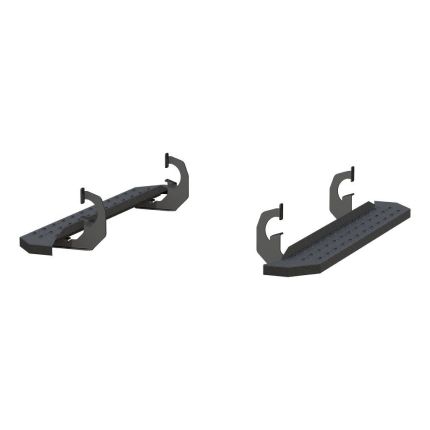 Aries 2055510 RidgeStep Flat Running Boards 6-1/2" Black Powder Coated