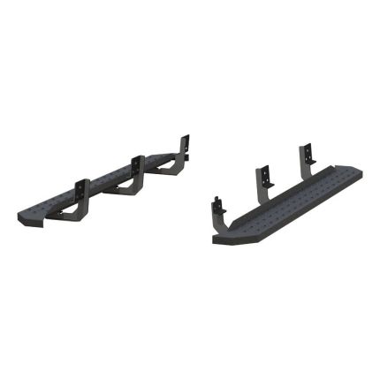 Aries 2055542 RidgeStep Flat Running Boards 6-1/2" Black Powder Coated