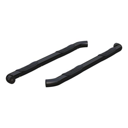 Aries 209042 3" Round Nerf/Side Bars Semi-Gloss Black Powder Coated
