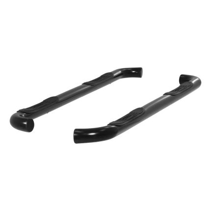 Aries 213044 3" Round Nerf/Side Bars Semi-Gloss Black Powder Coated