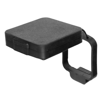 Curt 21728, 2" Rubber Hitch Tube Cover with 4-Way Flat Holder (Packaged)