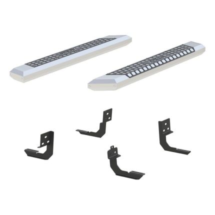 Aries Advantedge 2555004 5 1/2" Eight-Sighted Nerf/Side Bars Chrome