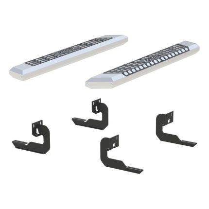 Aries Advantedge 2555007 5 1/2" Eight-Sighted Nerf/Side Bars Chrome