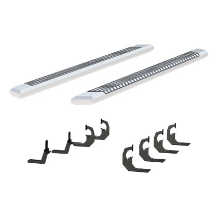 Aries 2555046 AdvantEdge Nerf Bars 5-1/2" Aluminum w/ Chrome Powder Coat