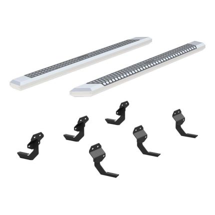 Aries Advantedge 2555048 5 1/2" Eight-Sighted Nerf/Side Bars Chrome