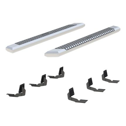 Aries Advantedge 2555005 5 1/2" Eight-Sighted Nerf/Side Bars Chrome