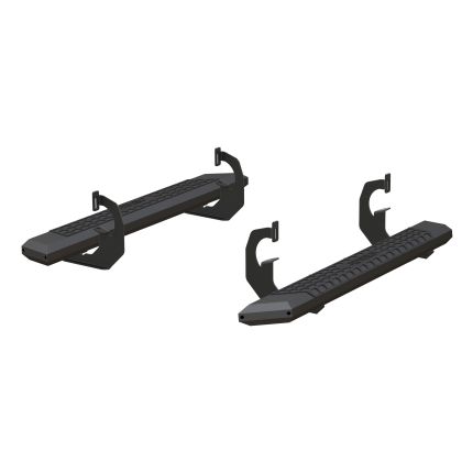 Aries 2556001 AdvantEdge Nerf Bars 5-1/2" Aluminum w/ Black Powder Coated