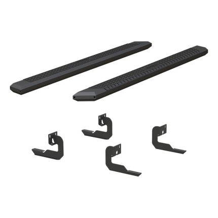 Aries Advantedge 2556009 5 1/2" Eight-Sighted Nerf/Side Bars Black