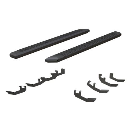 Aries 2556030 AdvantEdge Nerf Bars 5-1/2" Aluminum w/ Black Powder Coated