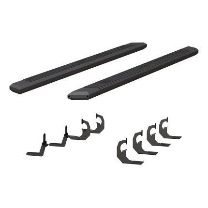 Aries 2556046 AdvantEdge Nerf Bars 5-1/2" Aluminum w/ Black Powder Coated