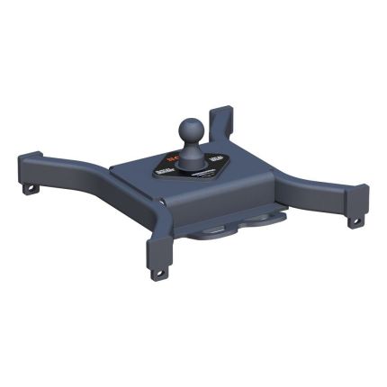 Curt 16090 Spyder 5th Wheel Rail Gooseneck Adapter Trailer Hitch 30,000lbs for 6'4" Bed
