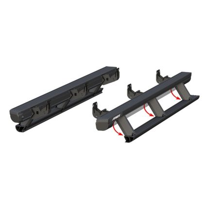 Actiontrac 3047954 4" Powered Flat Running Board