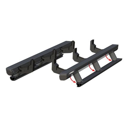 Actiontrac 3048314 4" Powered Flat Running Board