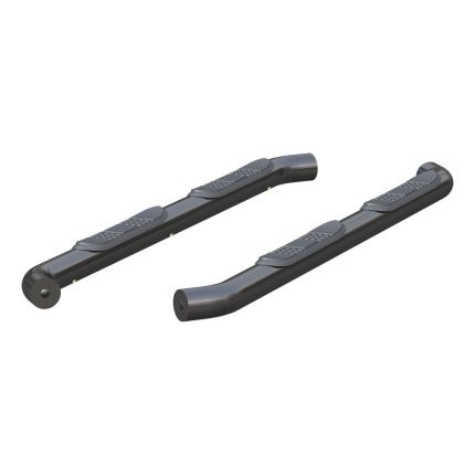 Aries 35701 3" Round Nerf/Side Bars Semi-Gloss Black Powder Coated