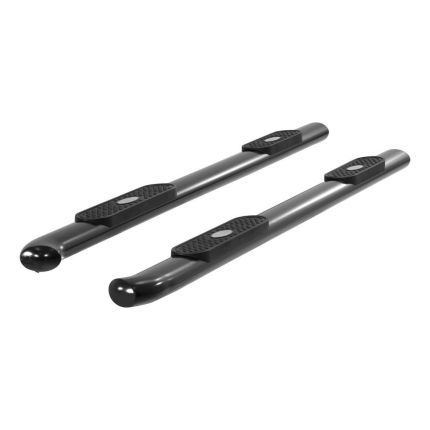 Aries 364048 Wheel To Wheel Oval 4" flat Nerf/Side Bars Black