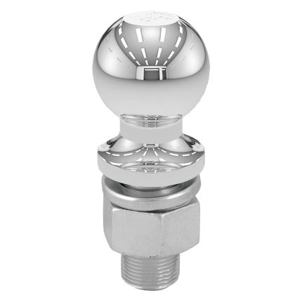 Curt 40001 Chrome Hitch Ball, 1-7/8" Inch Ball, 3/4" Inch Shank, 1-5/8" Inch Shank Length, 2,000lbs