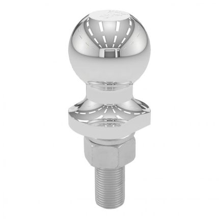 Curt 40015 Chrome Hitch Ball, 1-7/8" Inch Ball, 3/4" Inch Shank, 2-1/8" Inch Shank Length, 3,500lbs