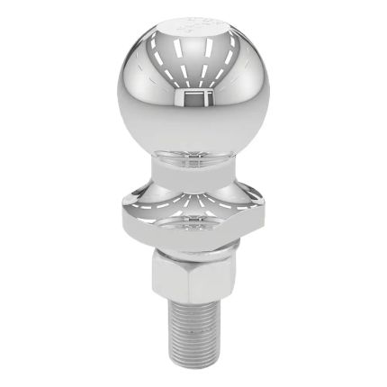 MH Chrome Hitch Ball, 2" Inch Ball, 3/4" Inch Shank, 2-1/8" Inch Shank Length, 3,500lbs, MH40018