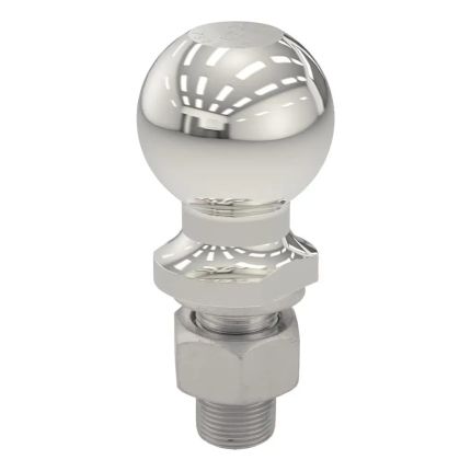 Curt 40084 Stainless Steel Hitch Ball, 2-5/16" Inch Ball, 1" Inch Shank, 2-1/8" Inch Shank Length, 7,500 Lbs
