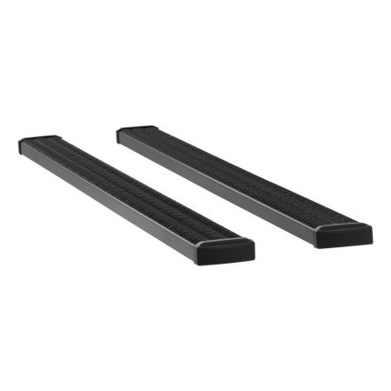 Luverne 415098-400745 Grip Step Black Aluminum Driver and Passenger Side Steps 7" x 98"