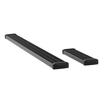 Luverne 415100-400744 Grip Step Black Aluminum Driver and Passenger Side Steps 7" x 36", "100